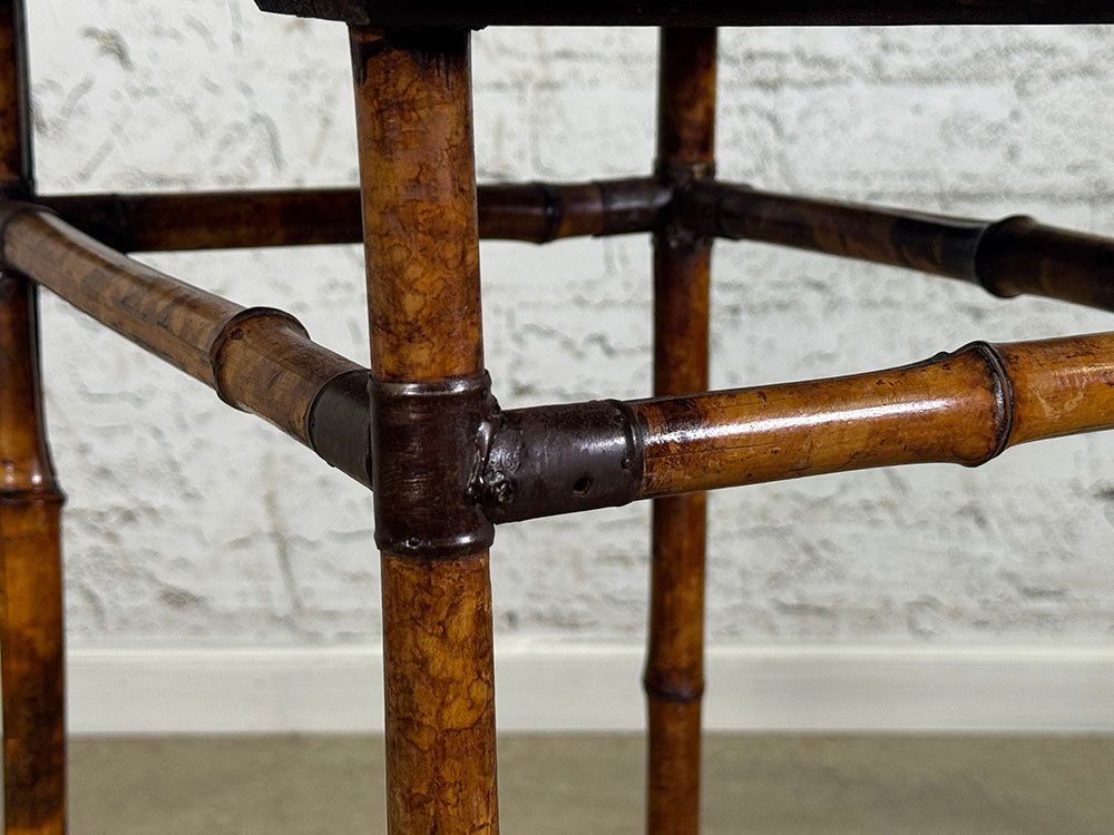 English Bamboo Side Table