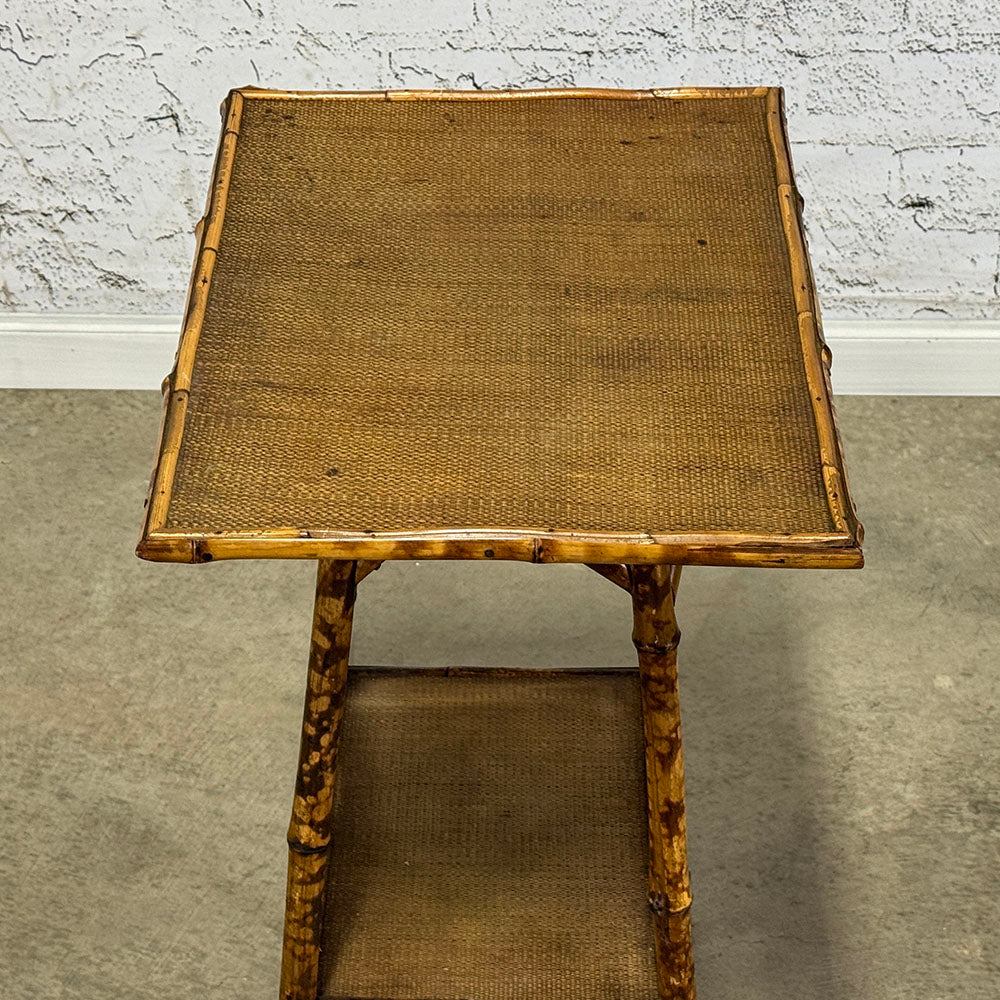 English Bamboo Side Table