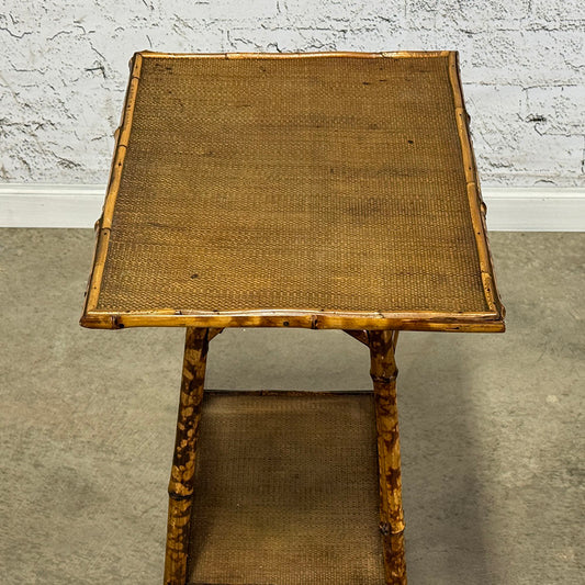 English Bamboo Side Table