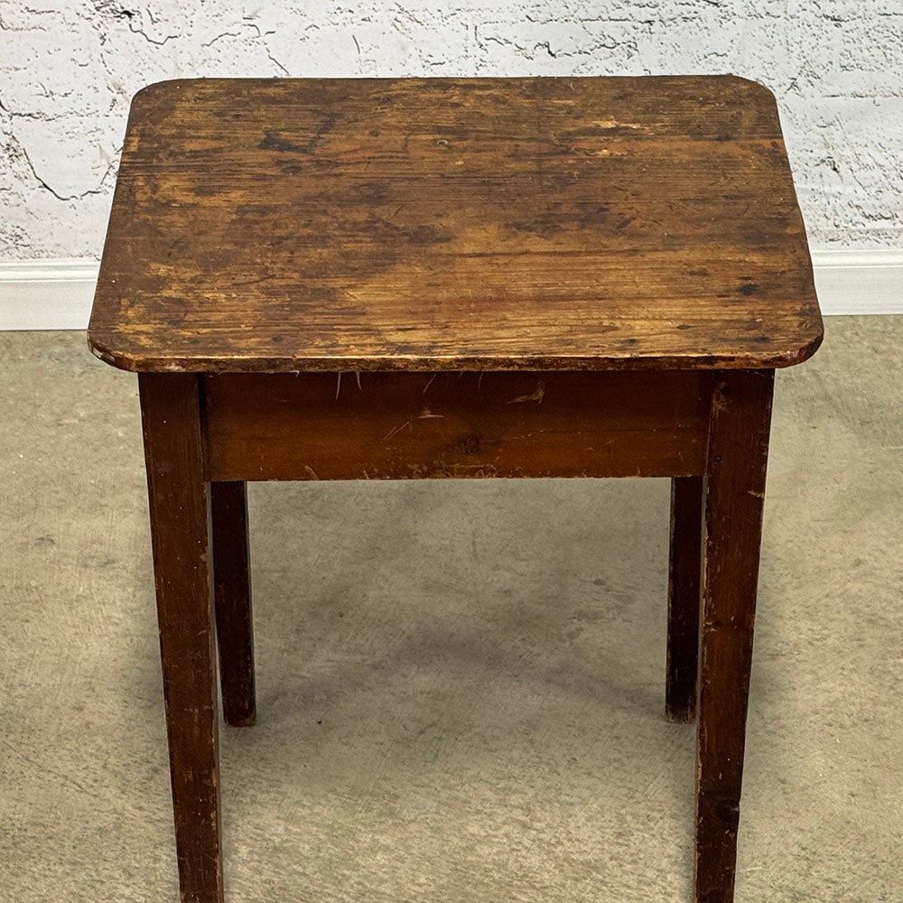 Rustic Pine Side Table