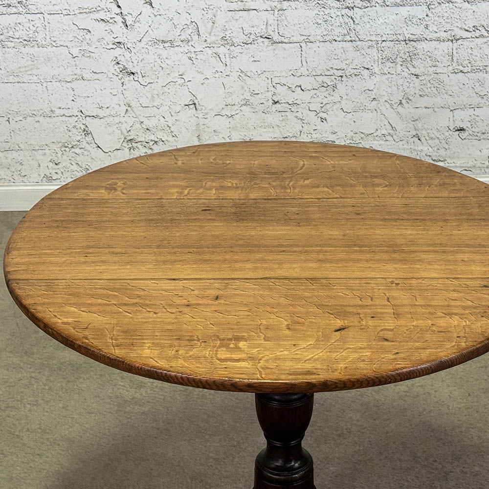 English Bleached Oak Tilt-Top Table