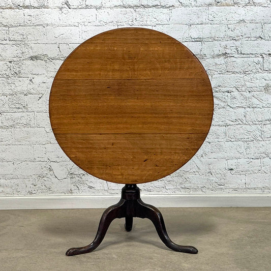 English Bleached Oak Tilt-Top Table
