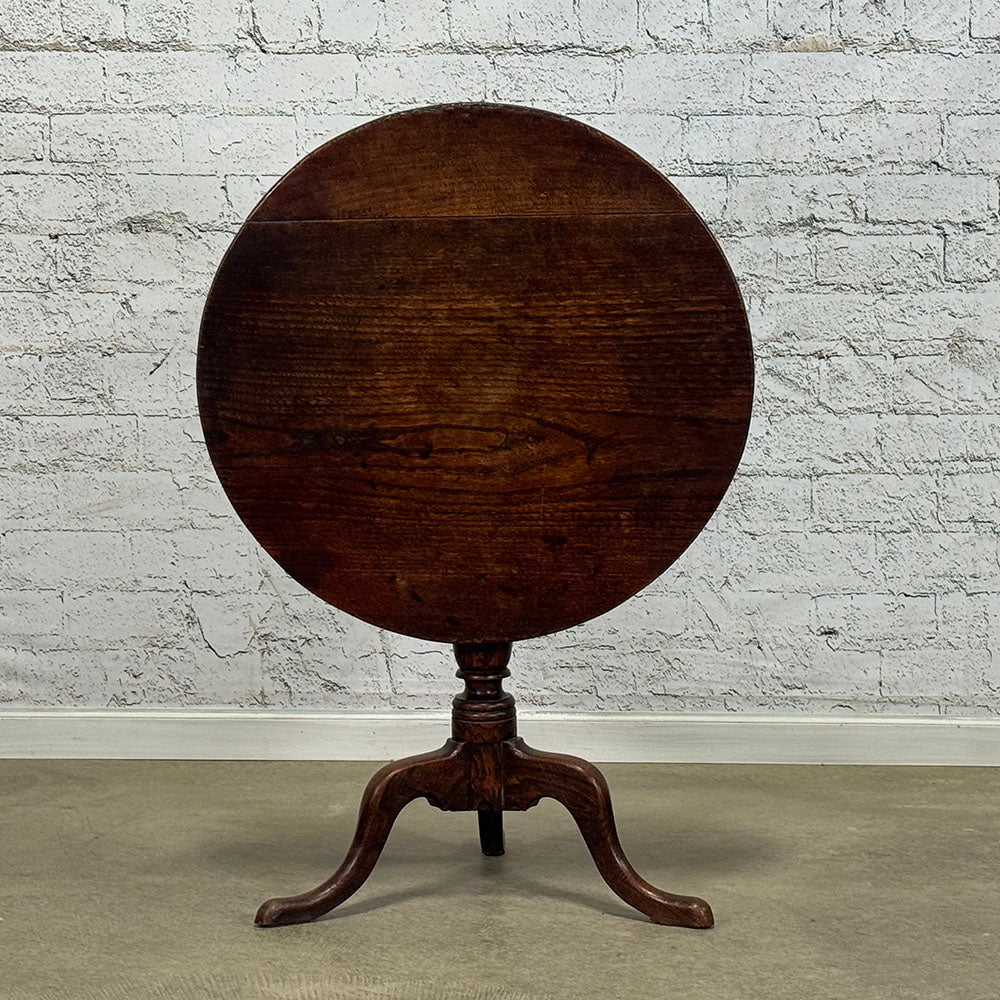 Oak Tripod Side Table