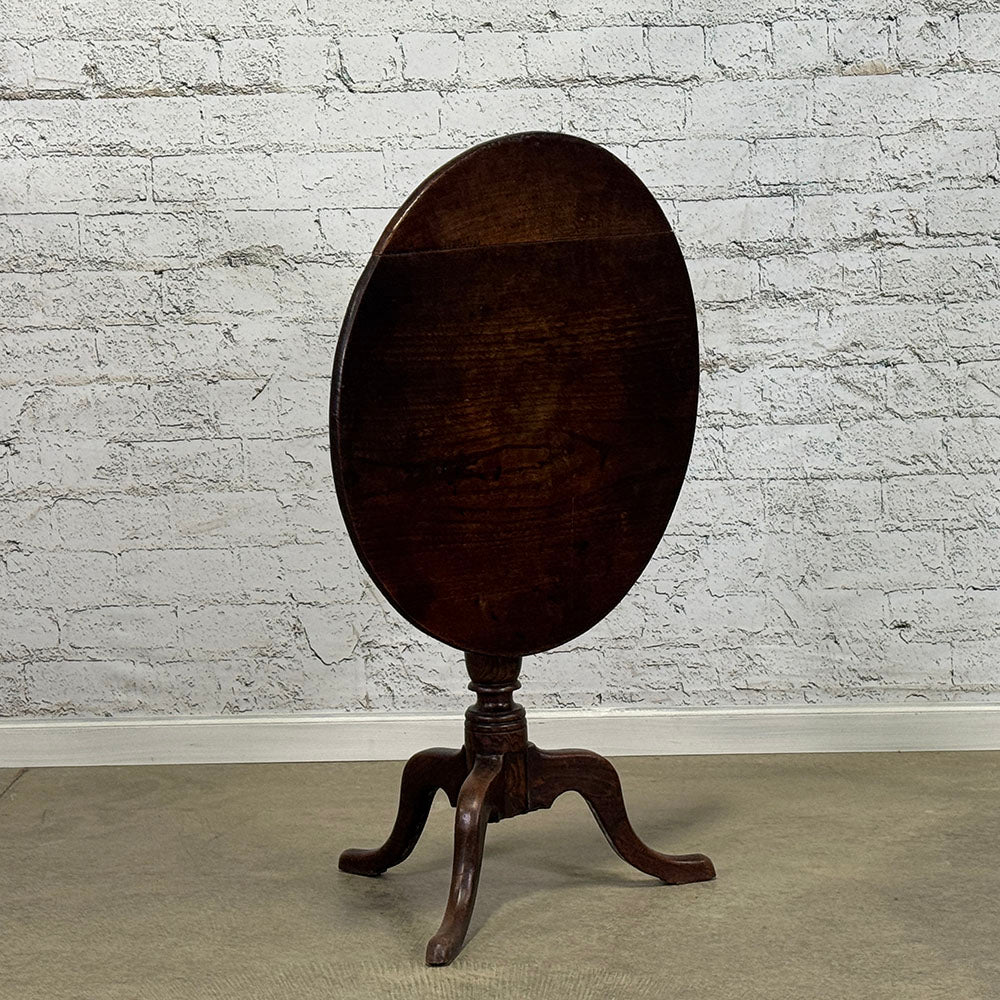 Oak Tripod Side Table