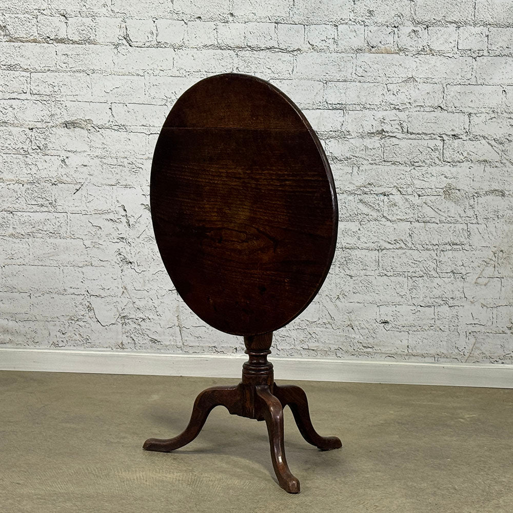 Oak Tripod Side Table