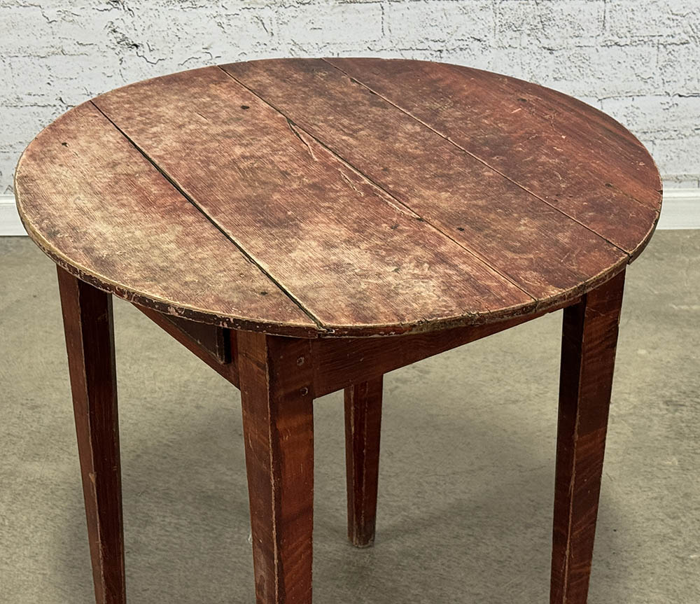 Original Paint Fruitwood Side Table