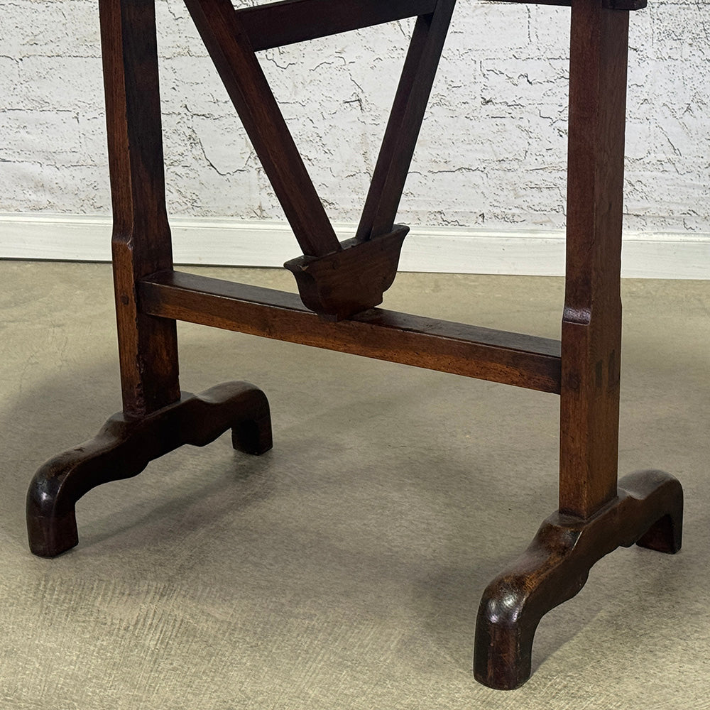 Pine Top Oak Base Vineyard Table c.1860
