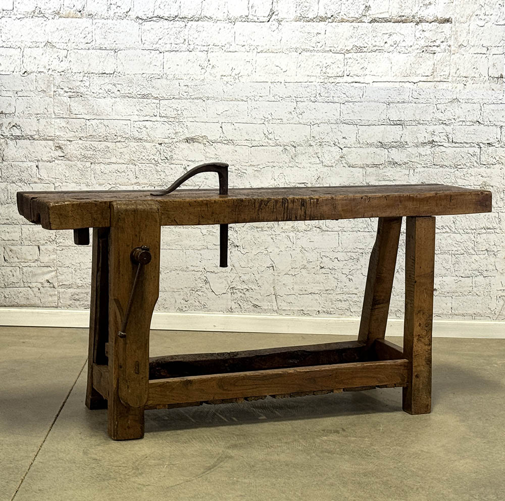 Antiue French Carpenter's Workbench c.1870
