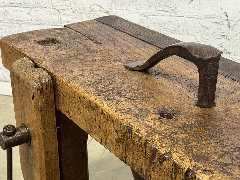 Antiue French Carpenter's Workbench c.1870