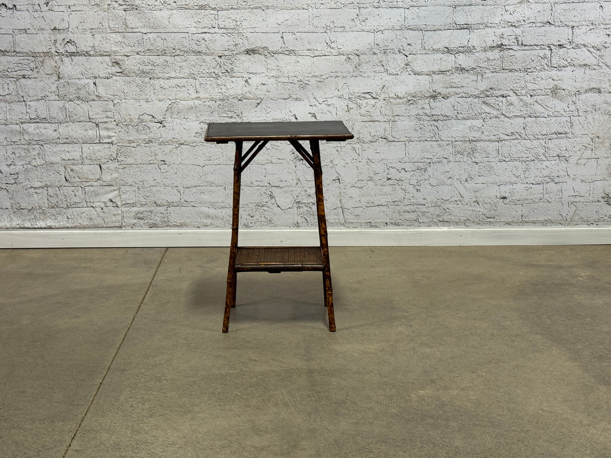 Antique Bamboo Side Table