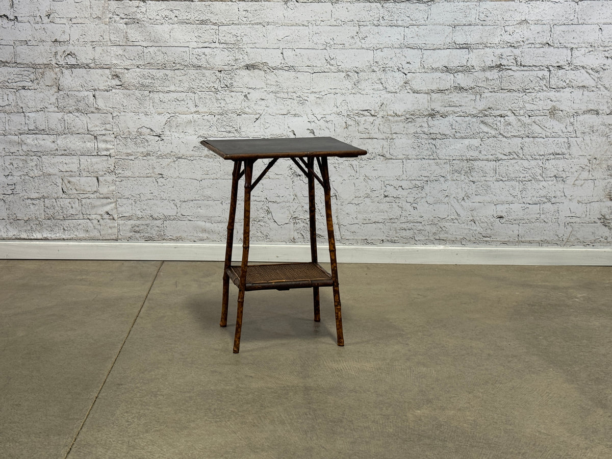 Antique Bamboo Side Table