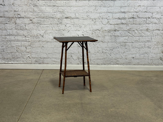 Antique Bamboo Side Table