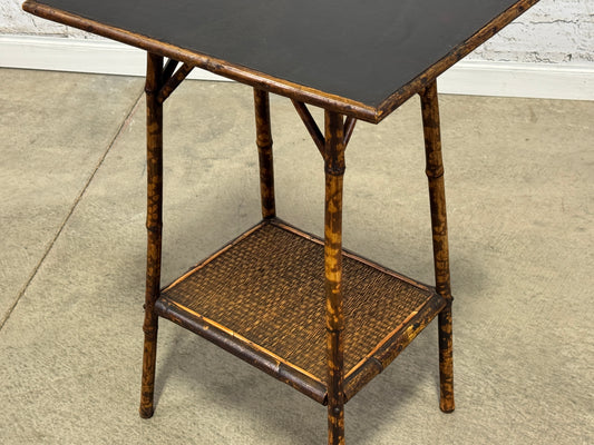 Antique Bamboo Side Table