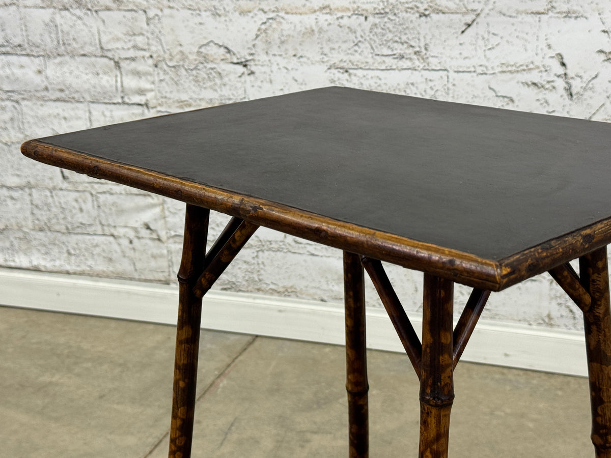 Antique Bamboo Side Table