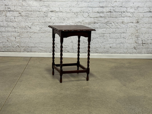 Antique Barley Twist Side Table