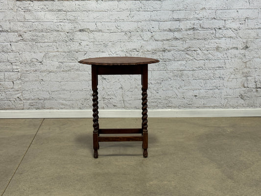 Antique Barley Twist Side Table