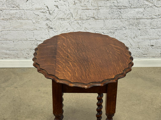 Antique Barley Twist Side Table