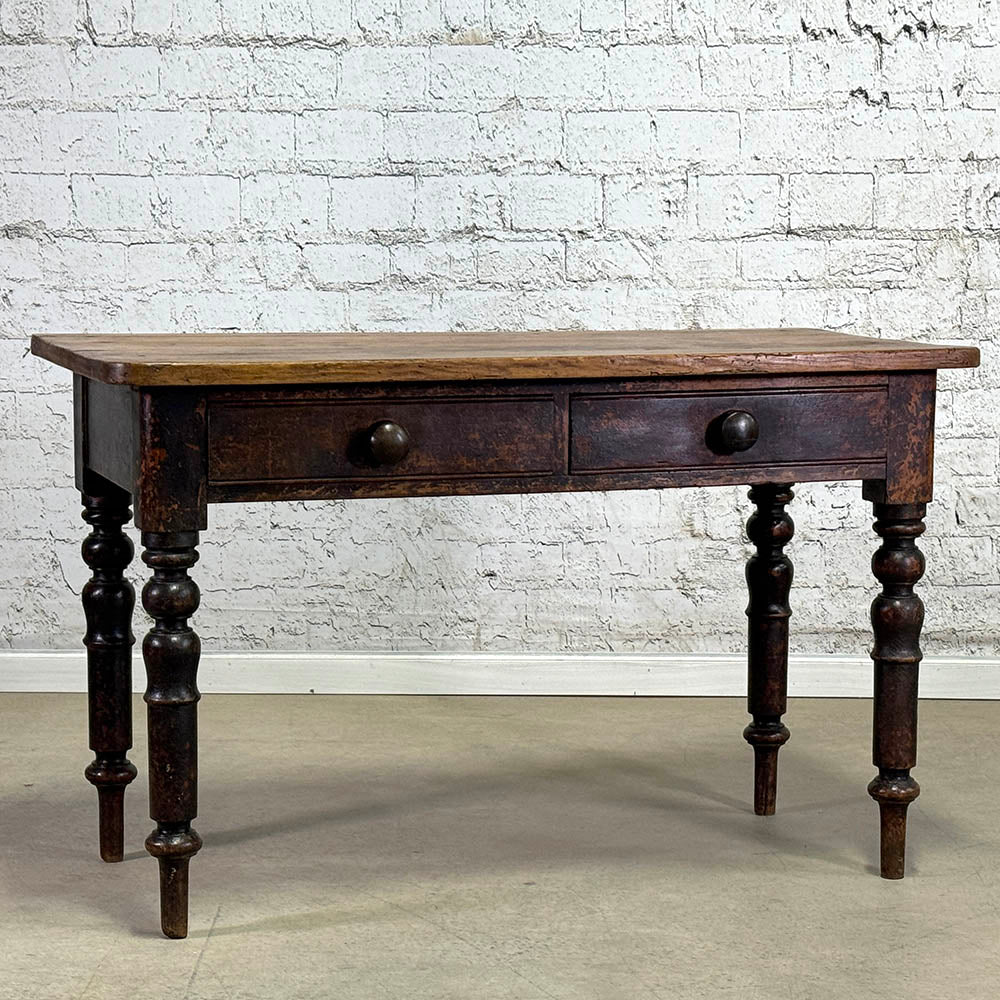 Yorkshire Pine Two-Drawer Table