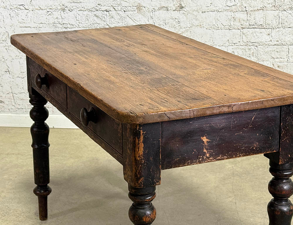 Yorkshire Pine Two-Drawer Table