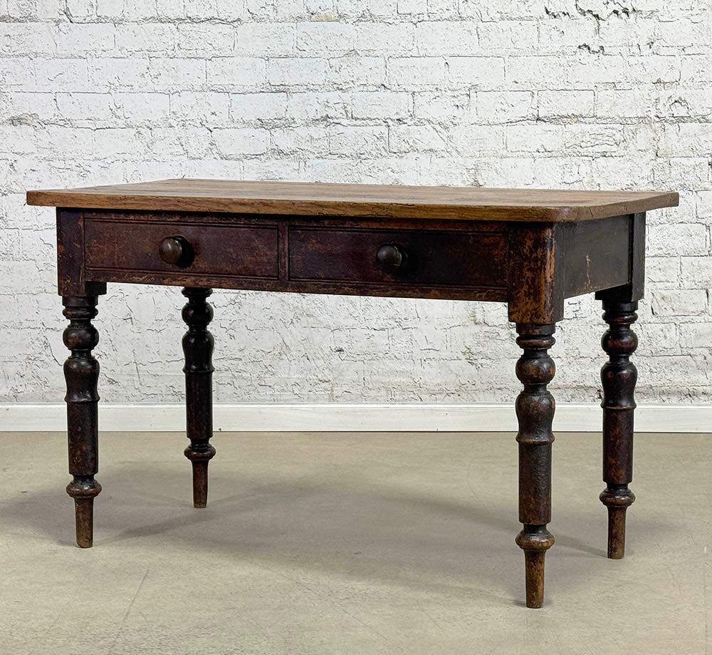Yorkshire Pine Two-Drawer Table