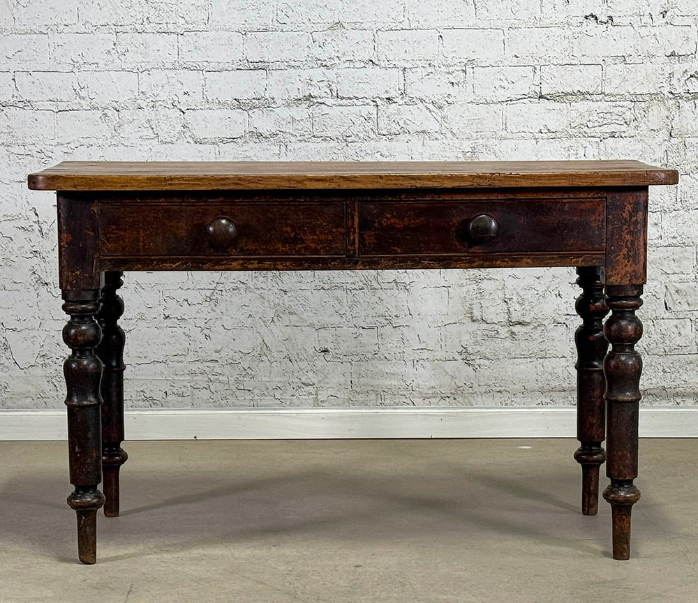 Yorkshire Pine Two-Drawer Table