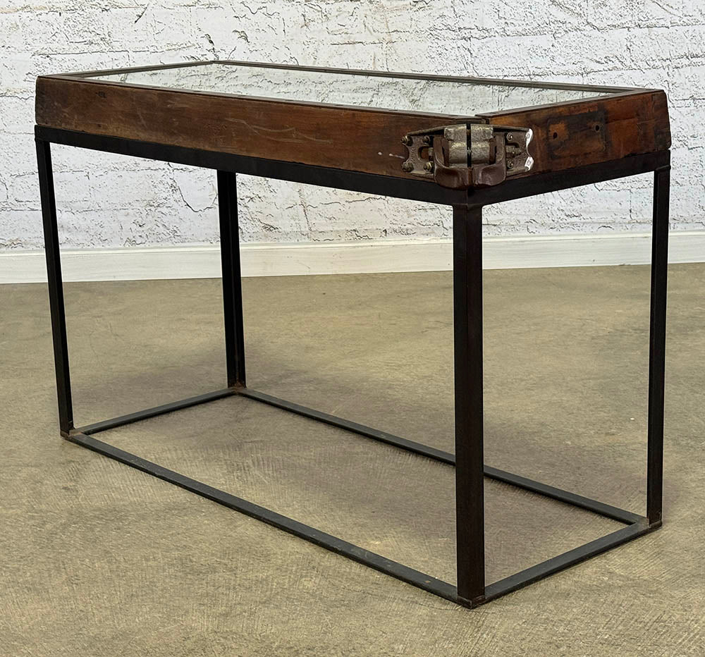 Industrial Crate Side Table