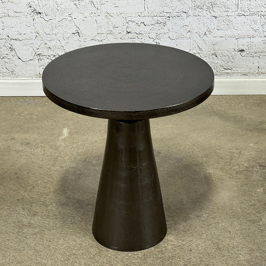 Black Nickel Finish Side Table