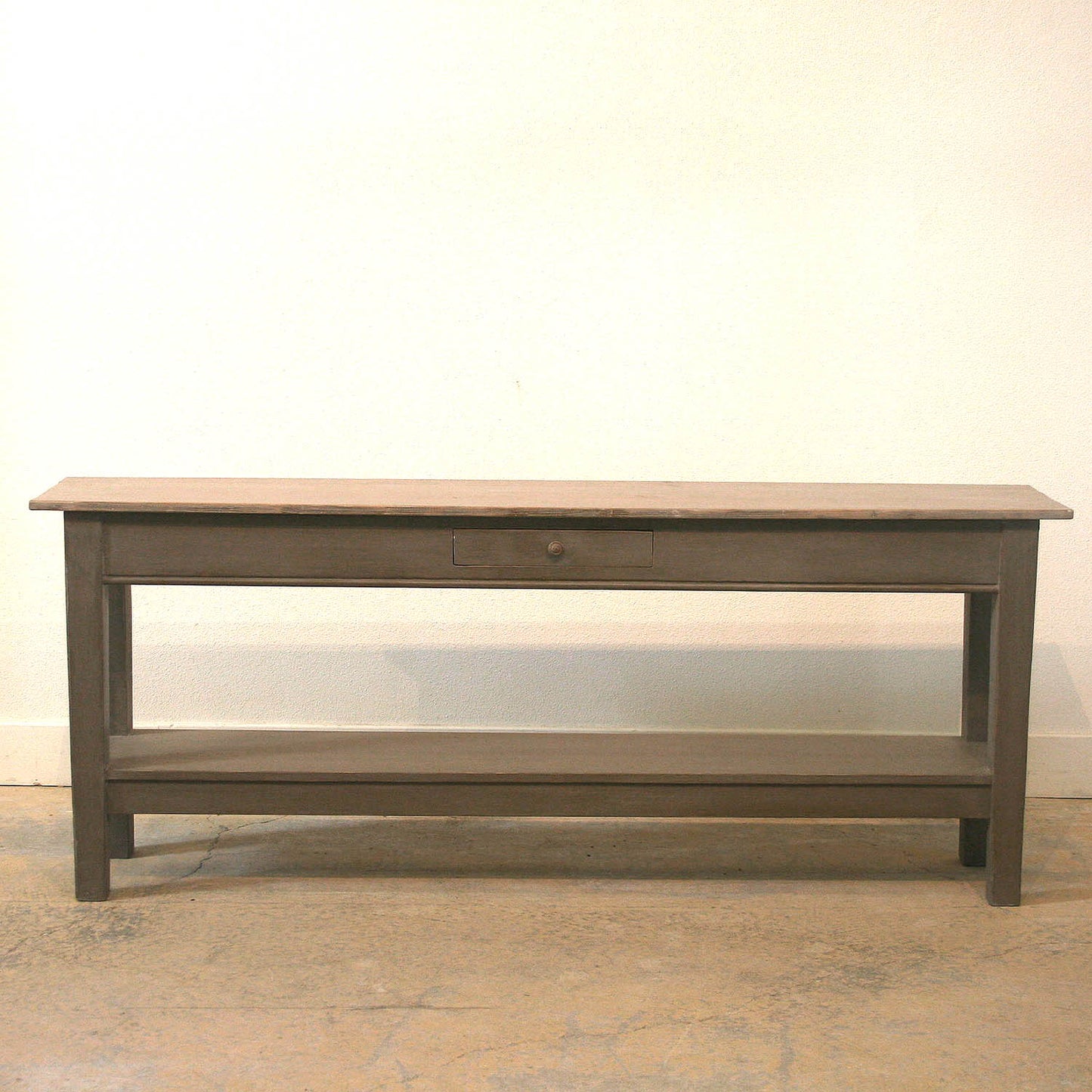 Narrow French Server with Potboard & Drawer