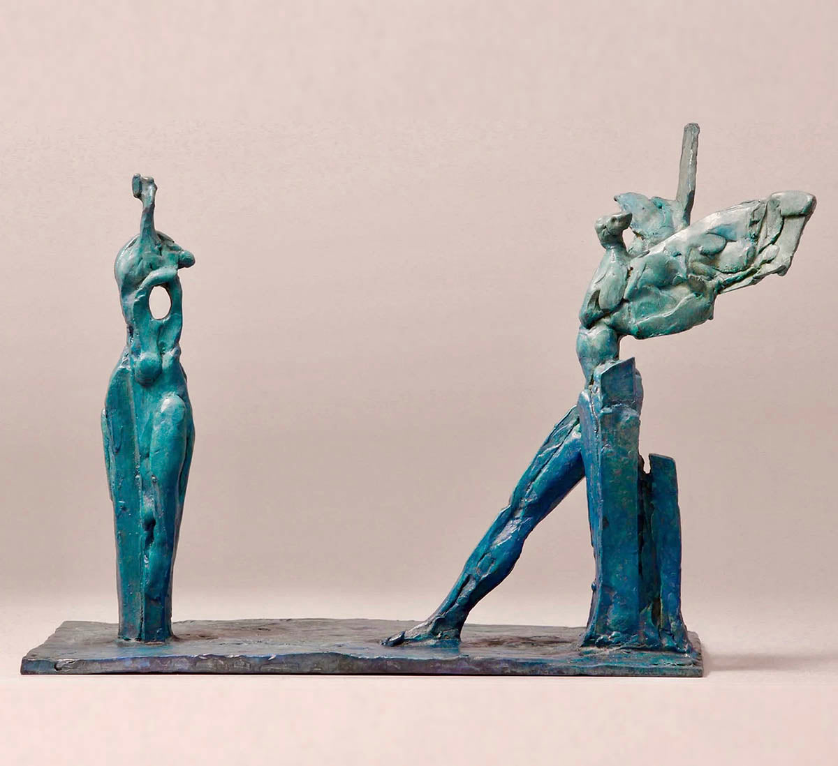 Wings Bronze Sculpture - Double  (04)