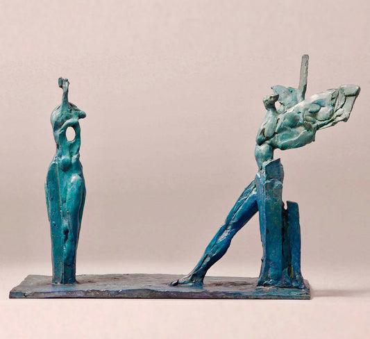 Wings Bronze Sculpture - Double  (04)
