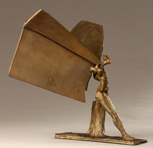 Wings Bronze Sculpture - Large (03)