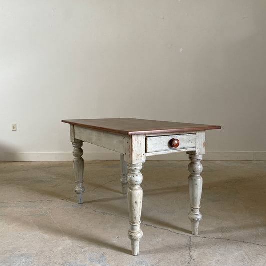 English Painted Base Table