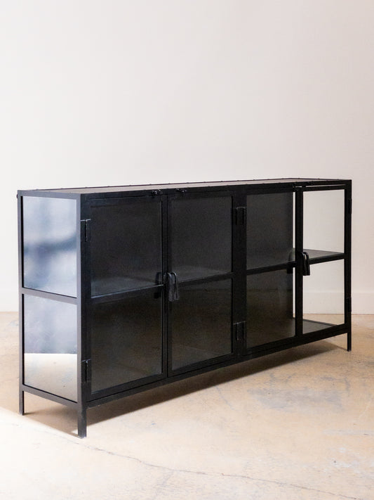 Glazed Metal Sideboard