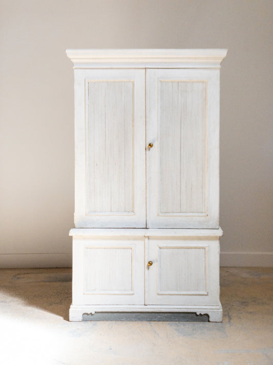 White Antique Cupboard