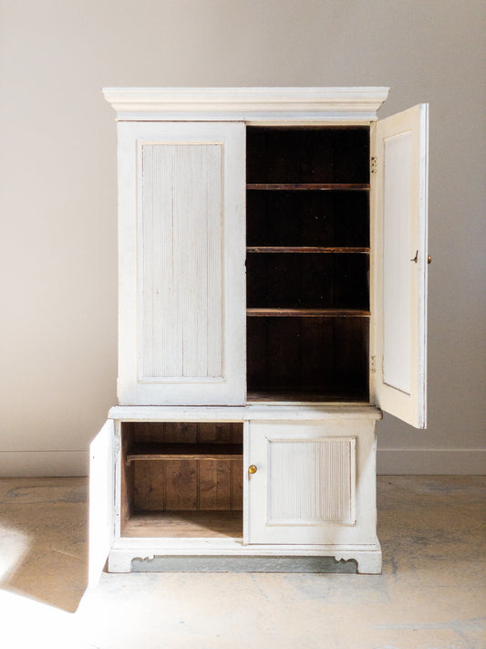 White Antique Cupboard