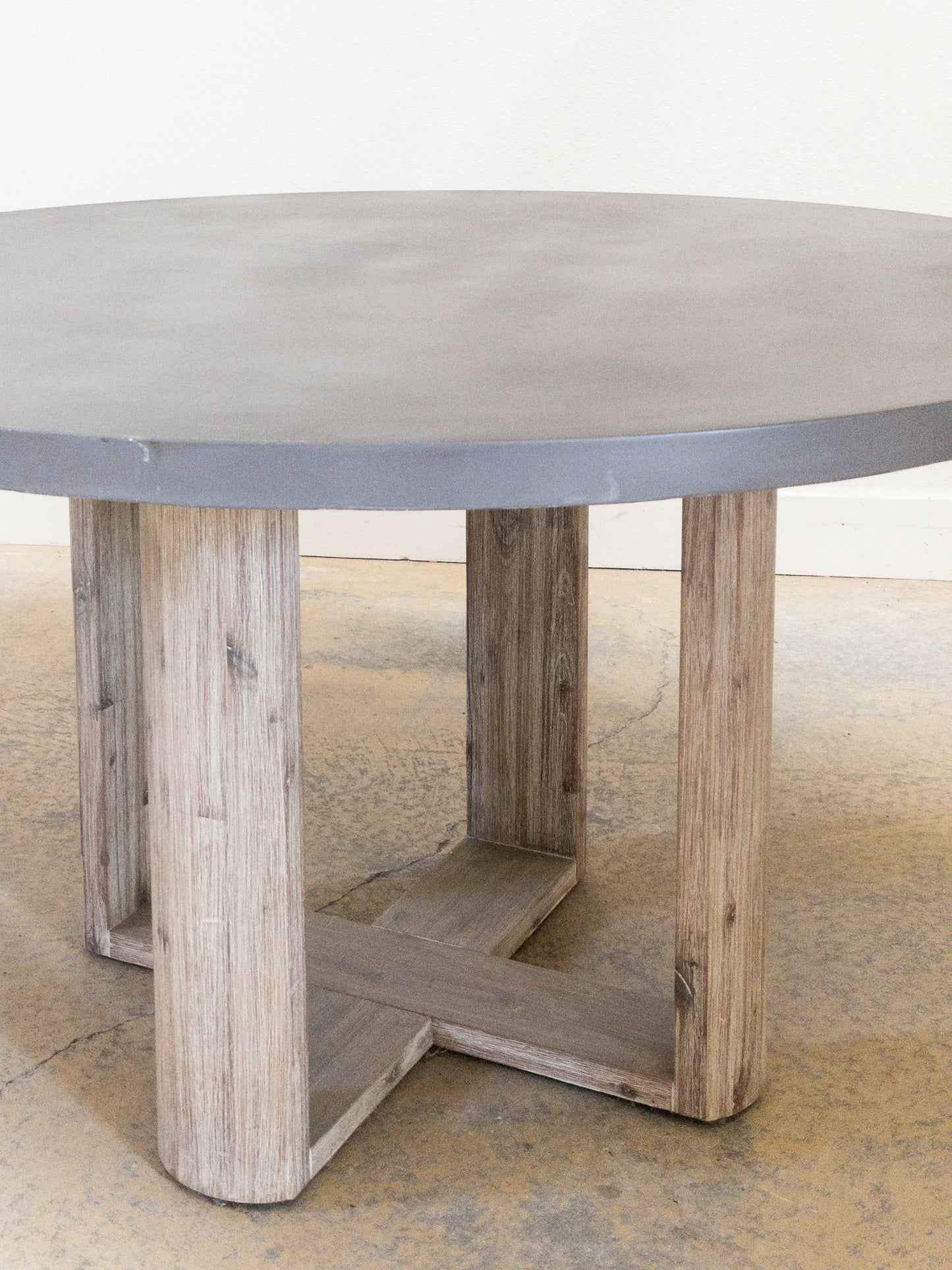 Concrete and Wood Table