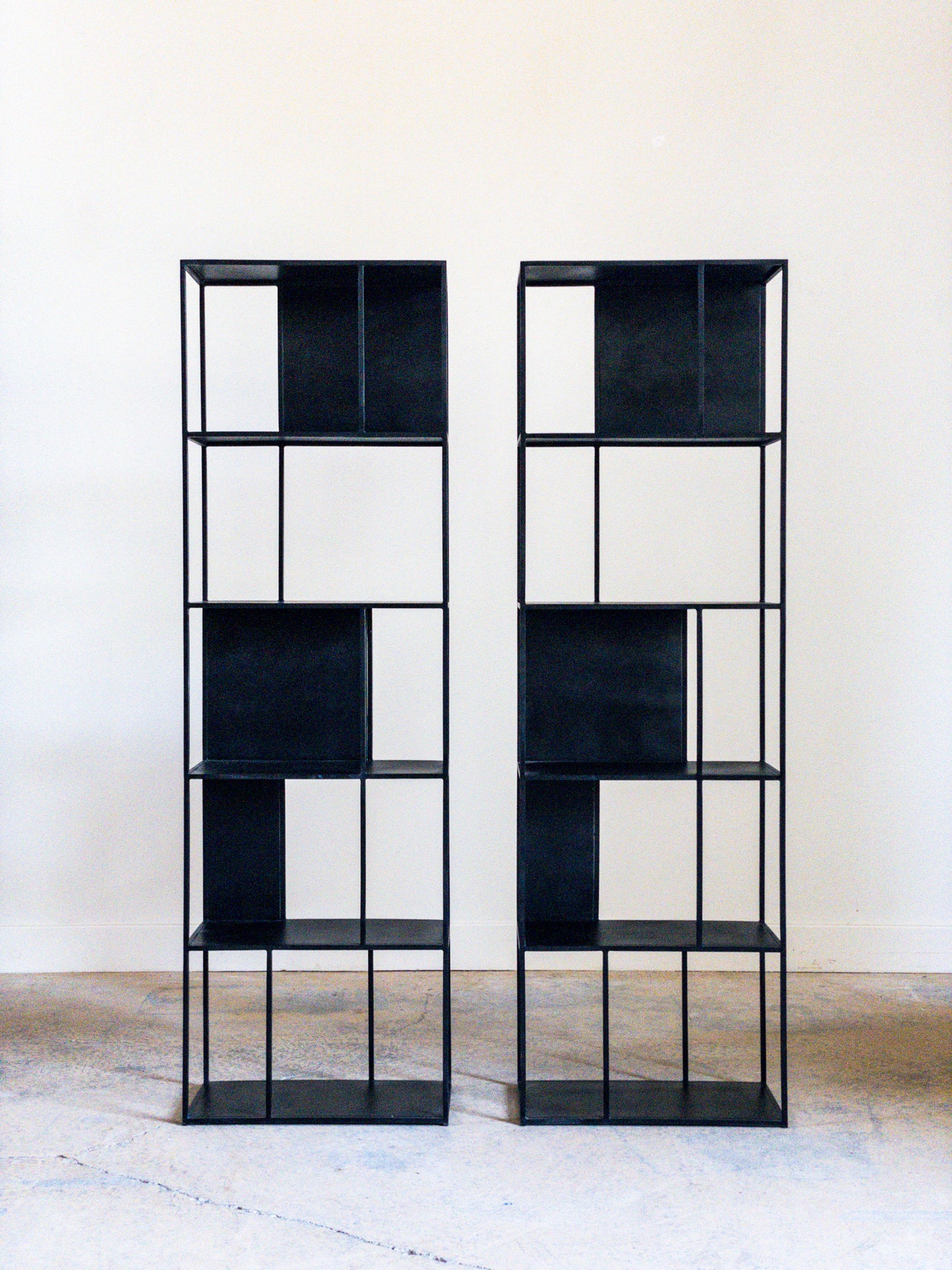 Modern Black Bookcase