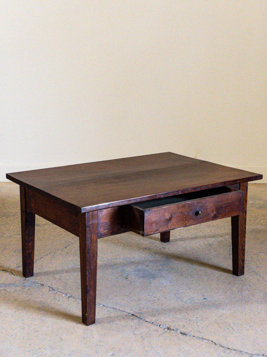 Antique Coffee Table with Drawer