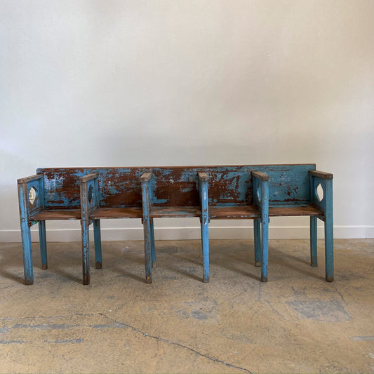 Antique Painted Bench